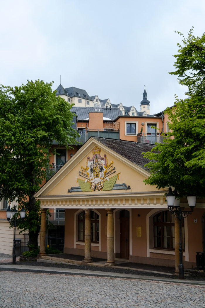 Greiz - Blick auf das Obere Schloss