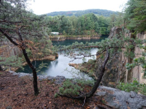 Blick auf den Königsbruch in den Königshainer Bergen