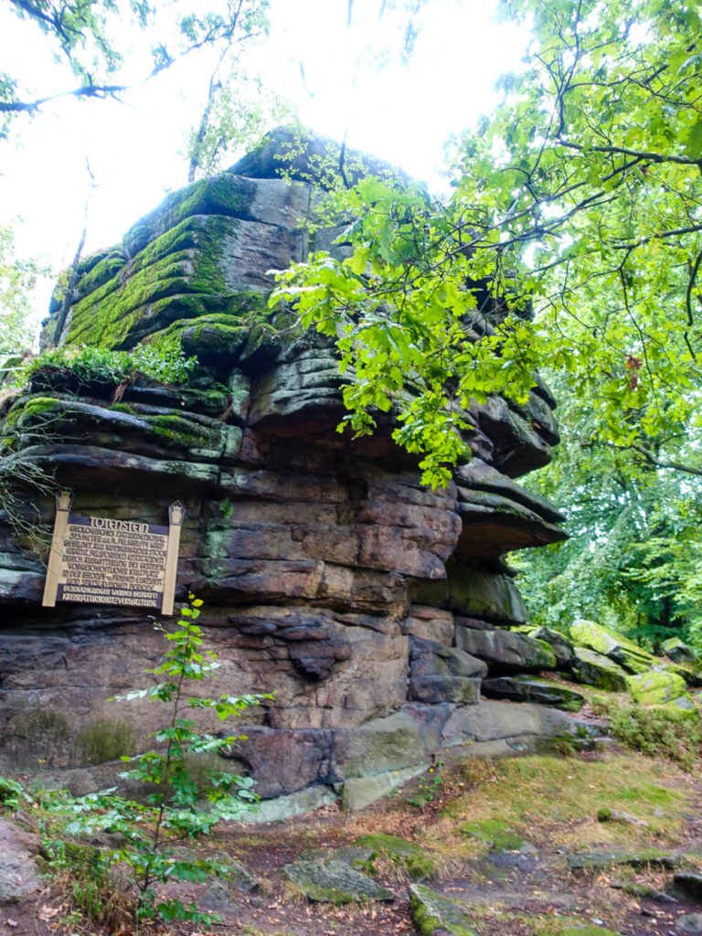 Wanderung vom Rotstein durch die Königshainer Berge in der Oberlausitz