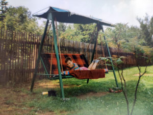 Unsere Hoollywoodschaukel im Garten