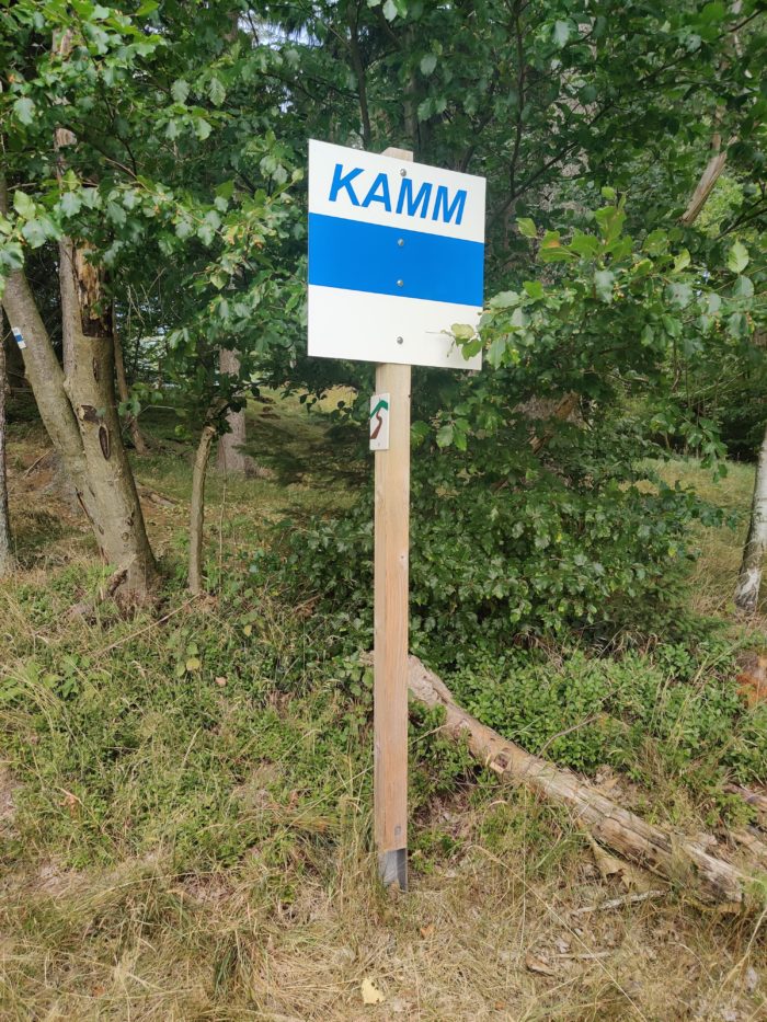 Verlaufen? Unmöglich. Immer den Kammweg entlang