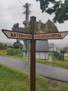Schöner Wegweiser in Pobershau
